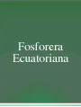 Logotipo de Fosforera Ecuatoriana